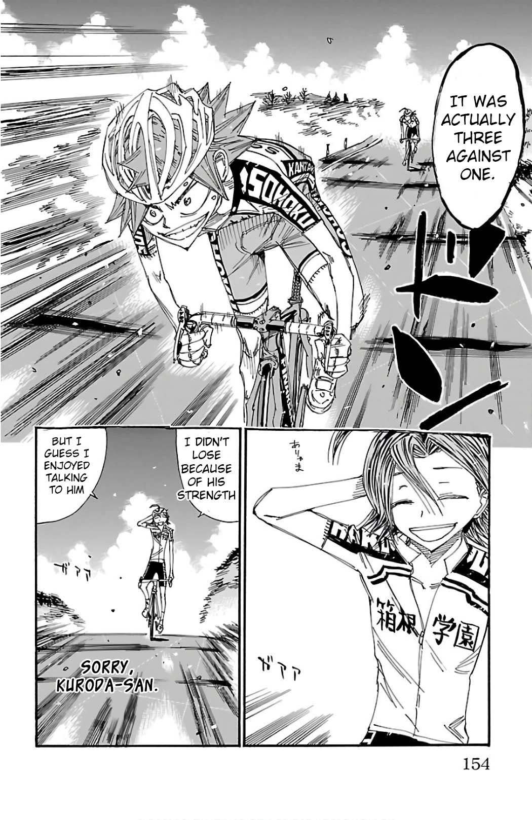 Yowamushi Pedal chapter 491 page 18