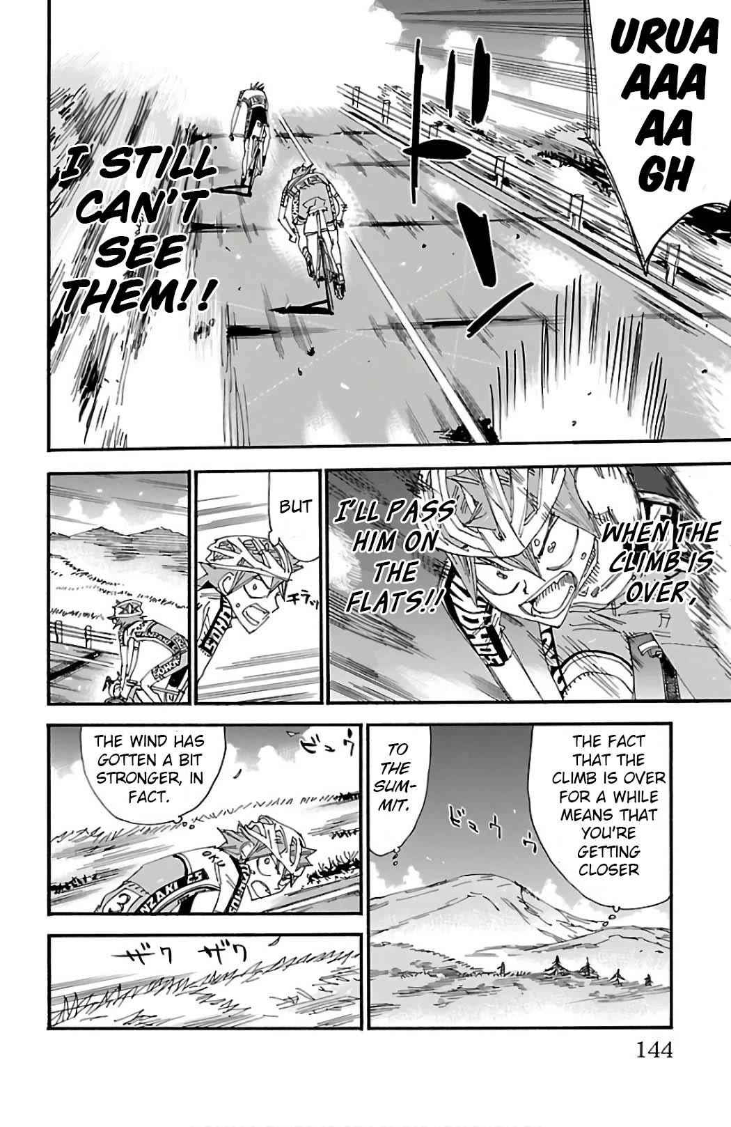 Yowamushi Pedal chapter 491 page 9