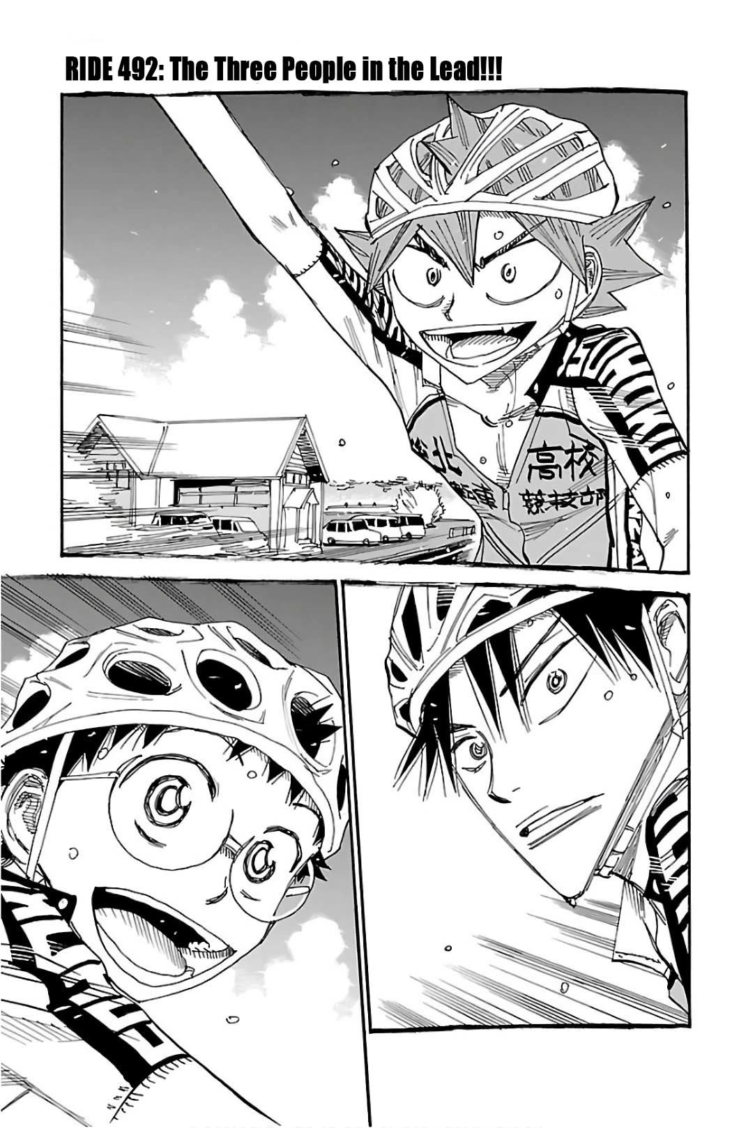 Yowamushi Pedal chapter 492 page 1