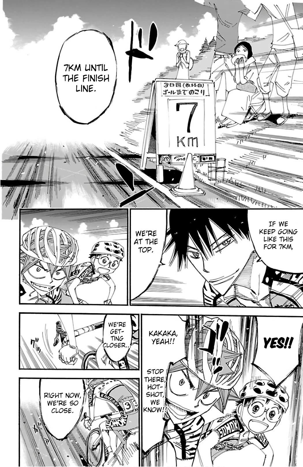 Yowamushi Pedal chapter 492 page 10