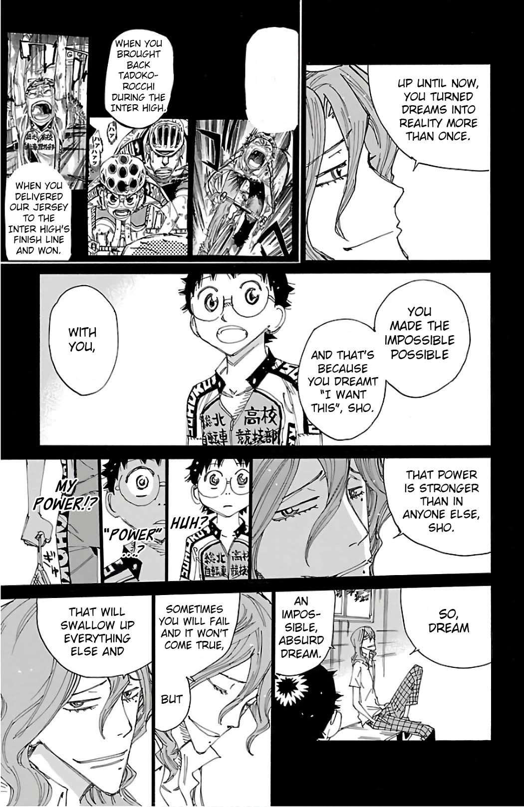 Yowamushi Pedal chapter 492 page 13