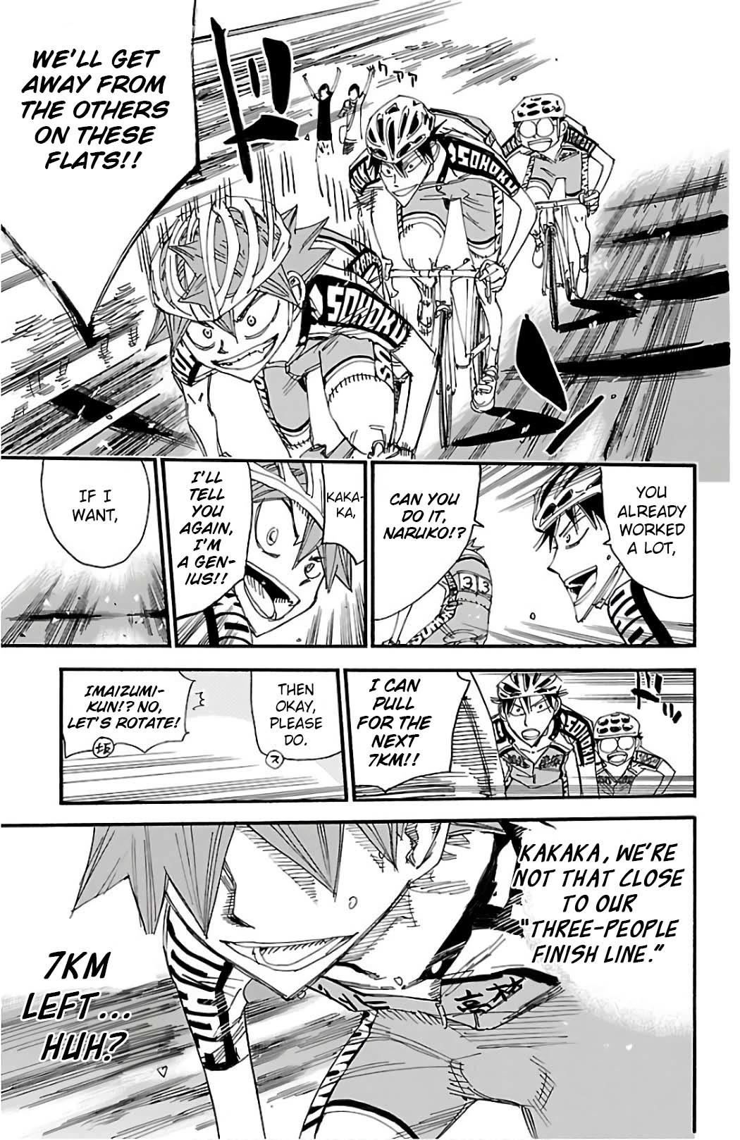 Yowamushi Pedal chapter 492 page 17