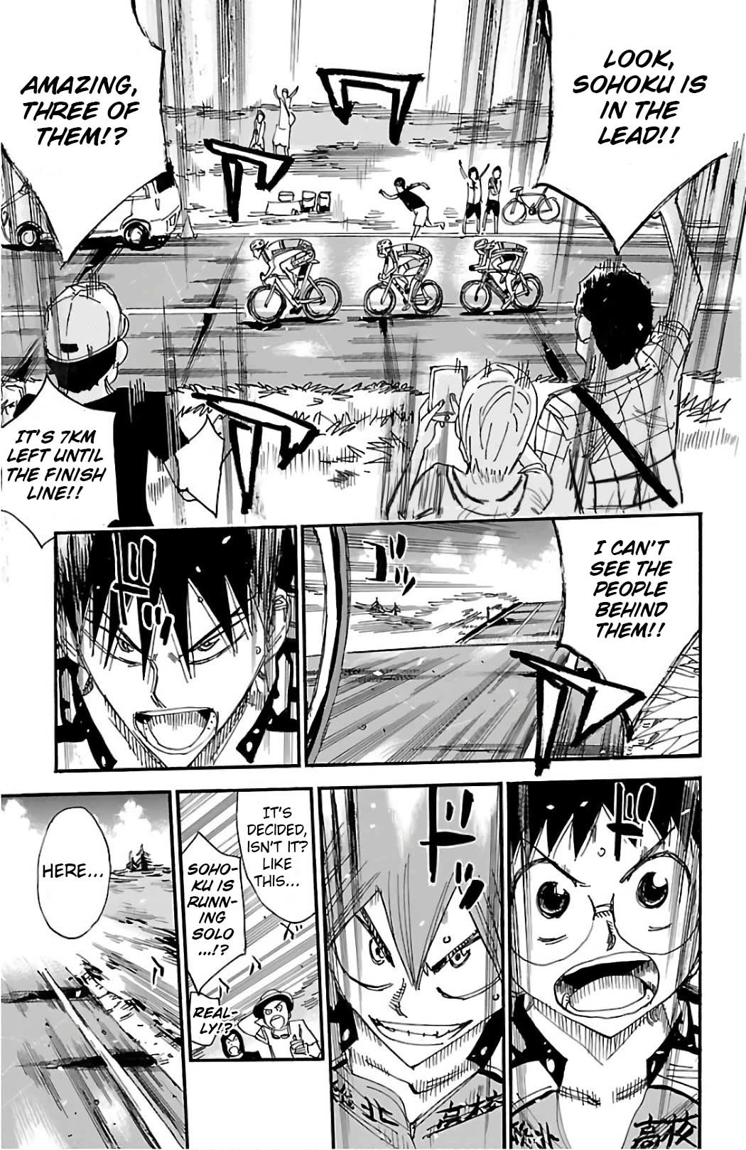 Yowamushi Pedal chapter 493 page 1