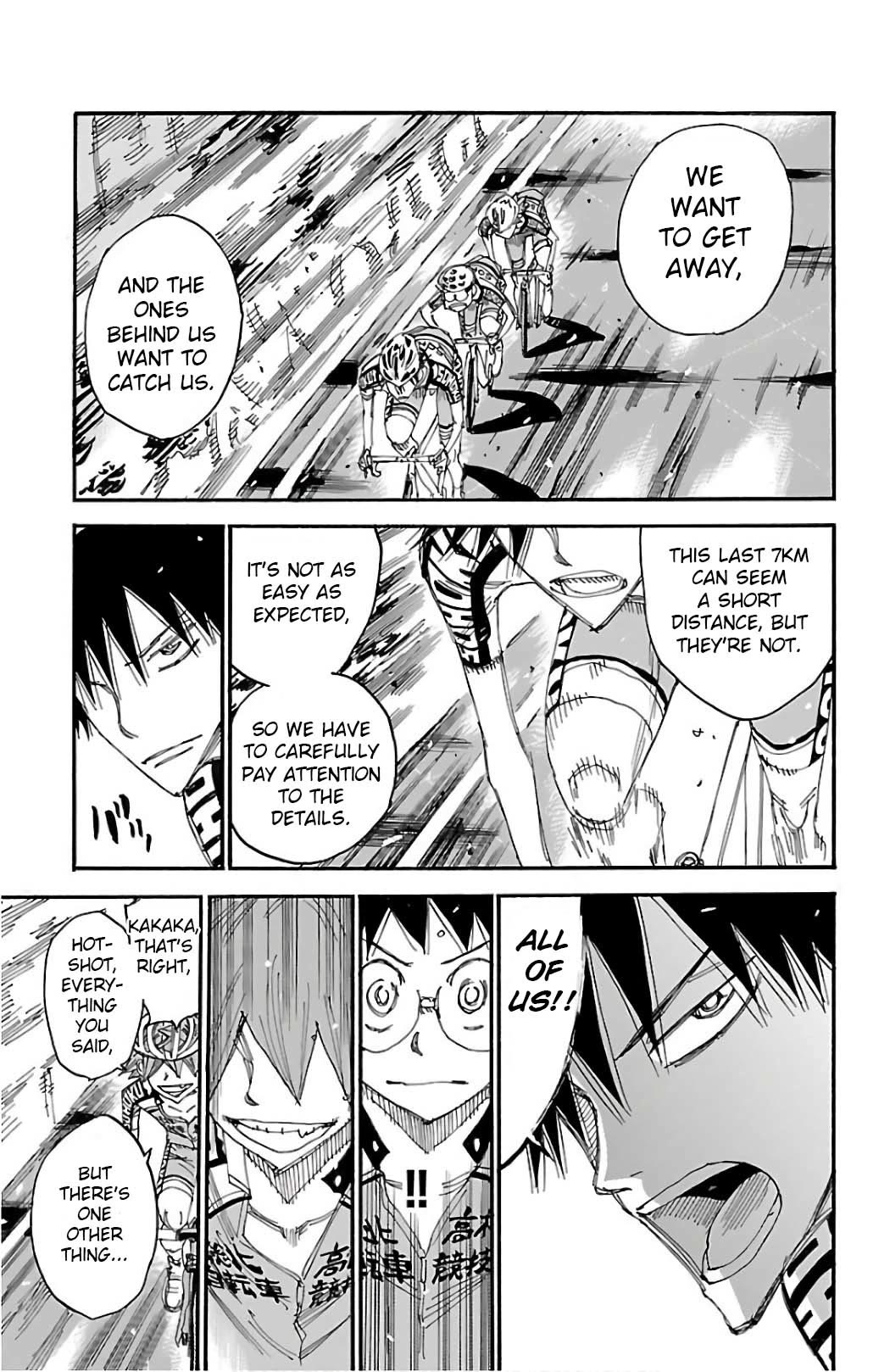 Yowamushi Pedal chapter 493 page 8