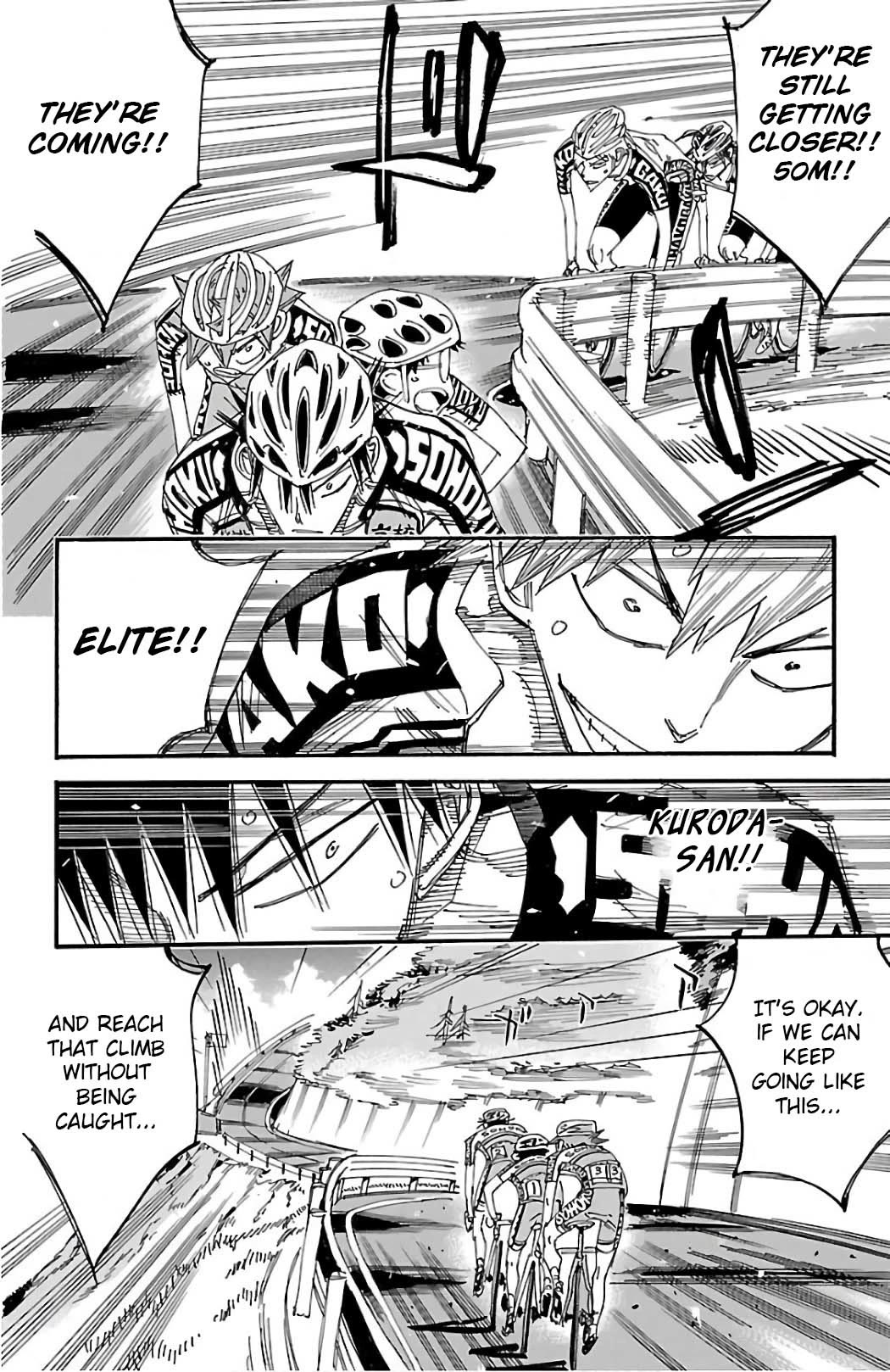 Yowamushi Pedal chapter 494 page 15