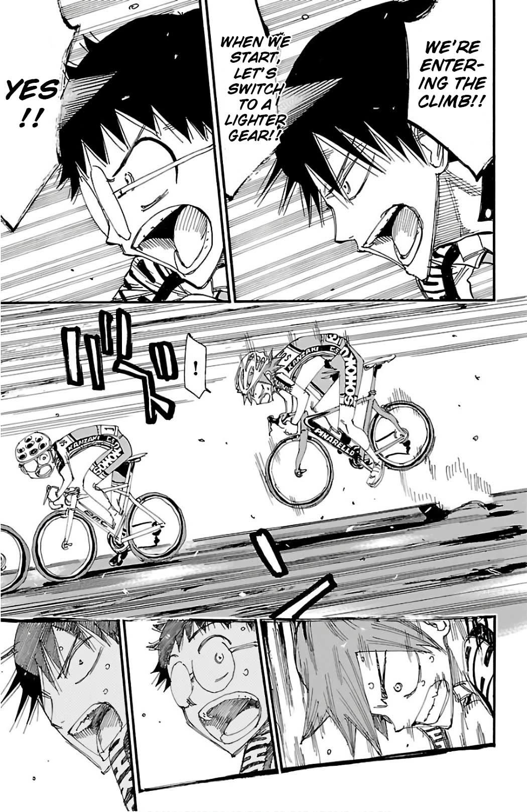 Yowamushi Pedal chapter 495 page 14