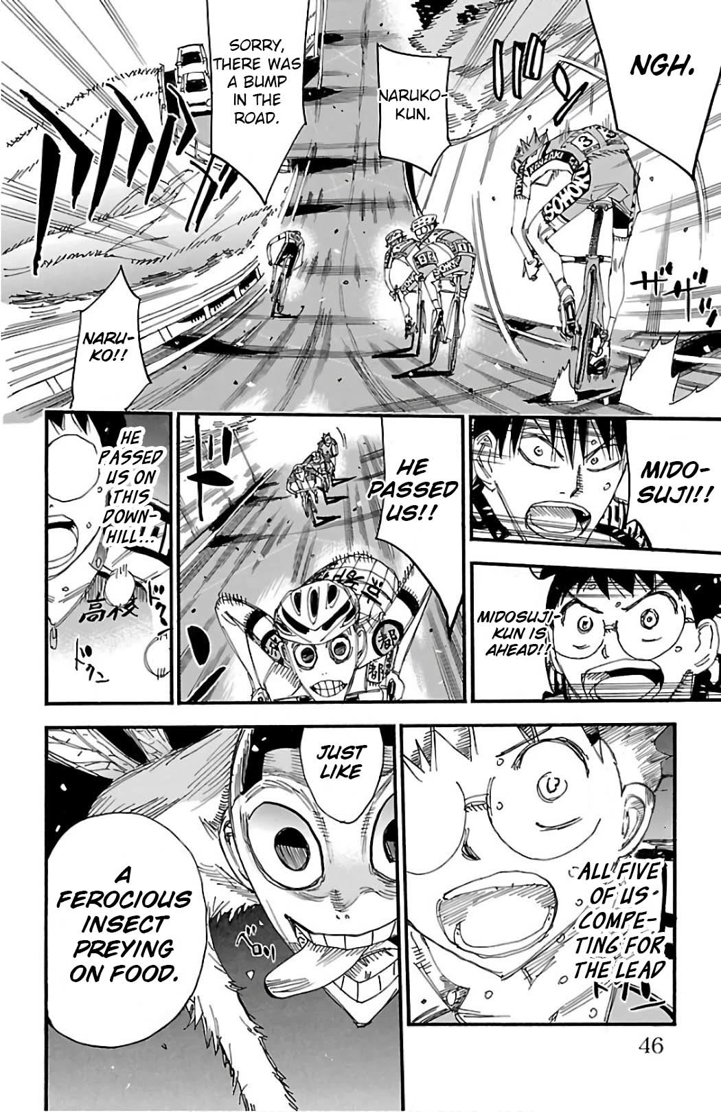 Yowamushi Pedal chapter 495 page 16