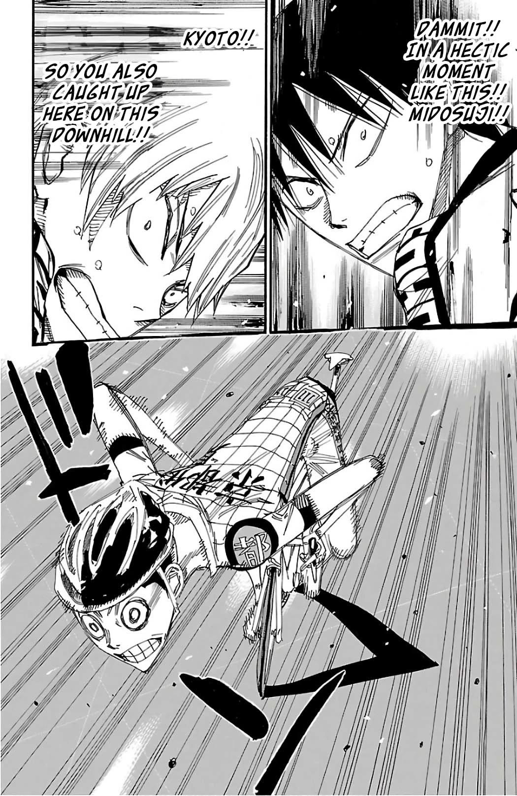 Yowamushi Pedal chapter 495 page 4