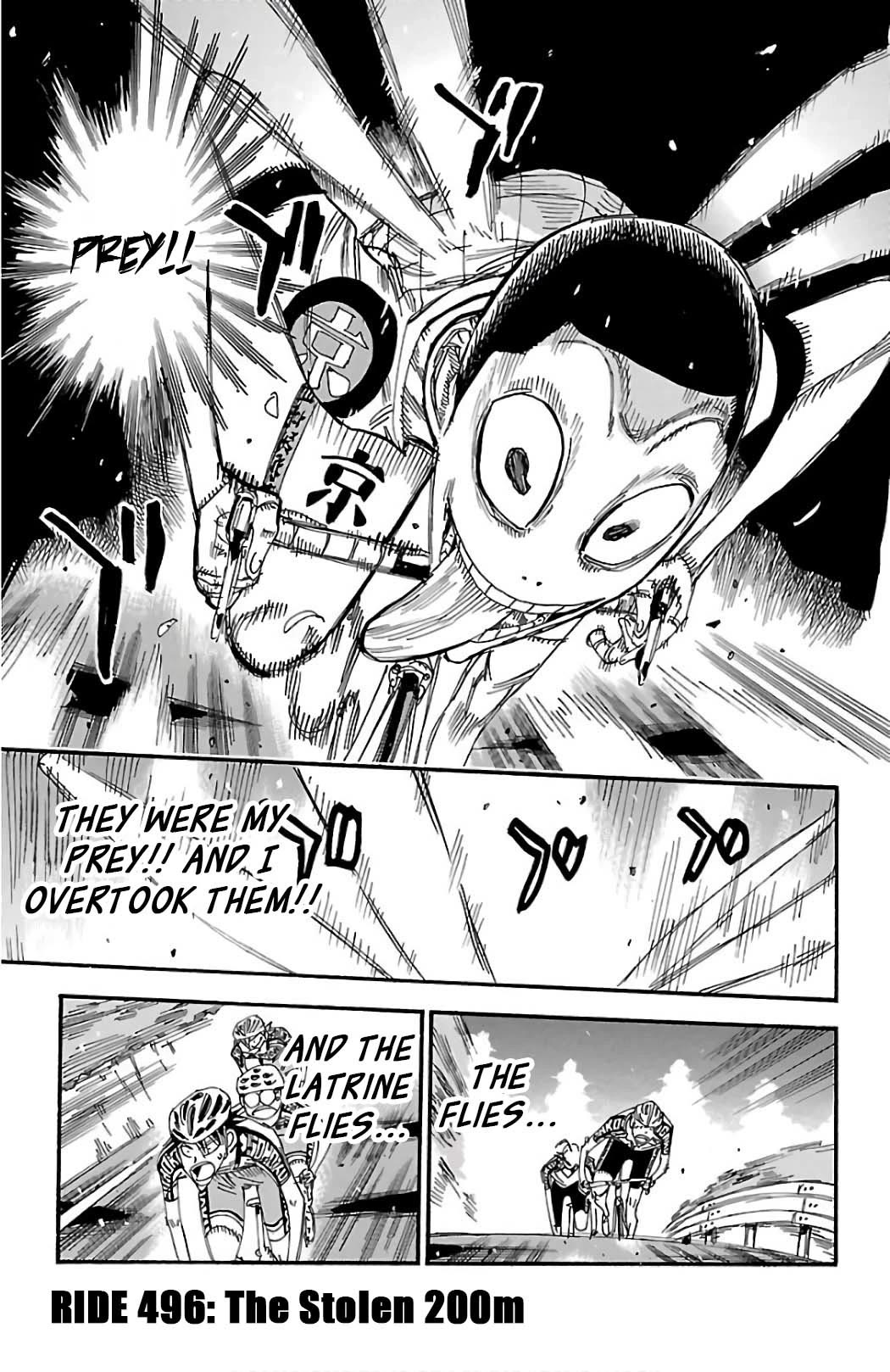 Yowamushi Pedal chapter 496 page 1