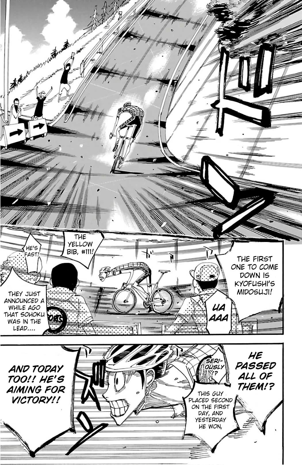 Yowamushi Pedal chapter 496 page 6