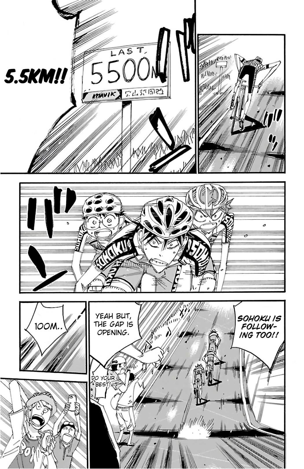 Yowamushi Pedal chapter 496 page 8