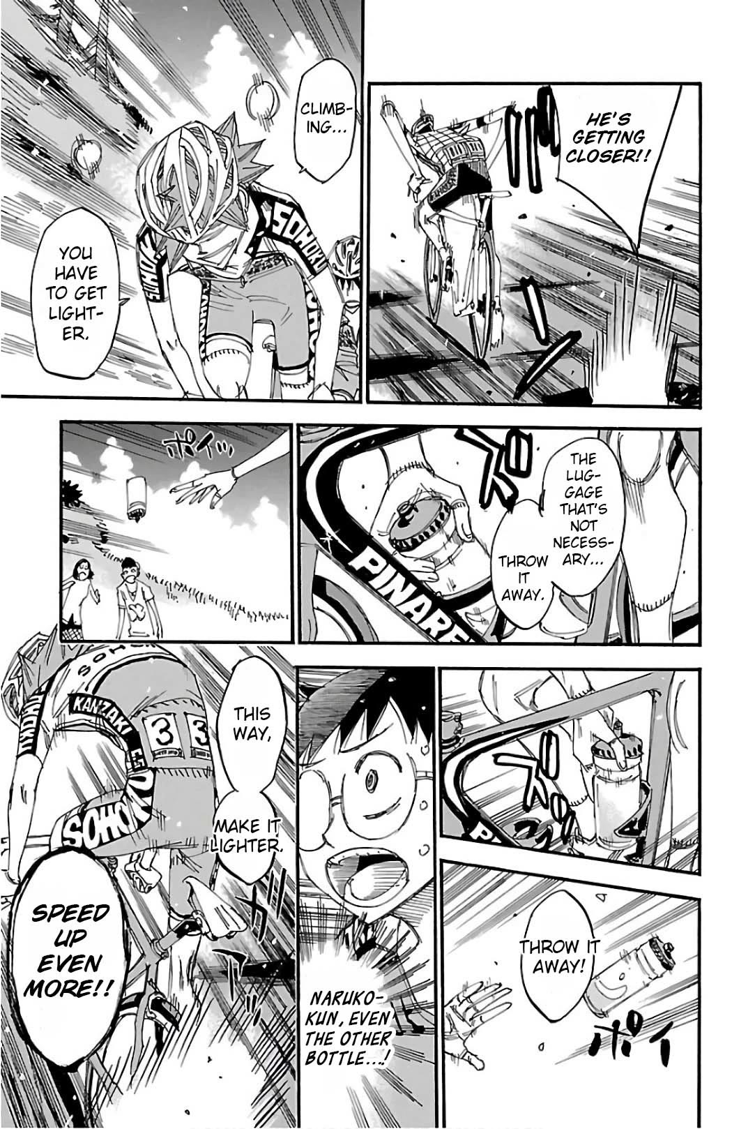 Yowamushi Pedal chapter 497 page 13