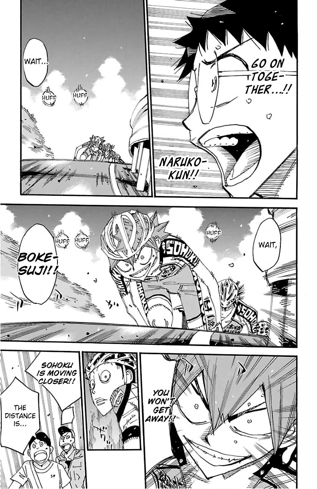 Yowamushi Pedal chapter 497 page 15