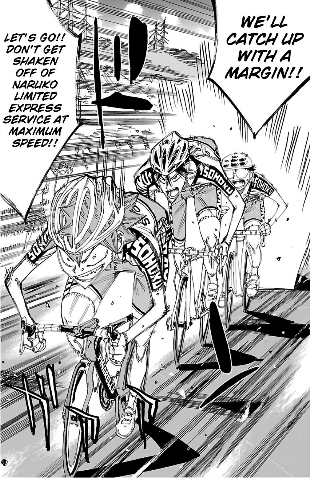 Yowamushi Pedal chapter 497 page 4