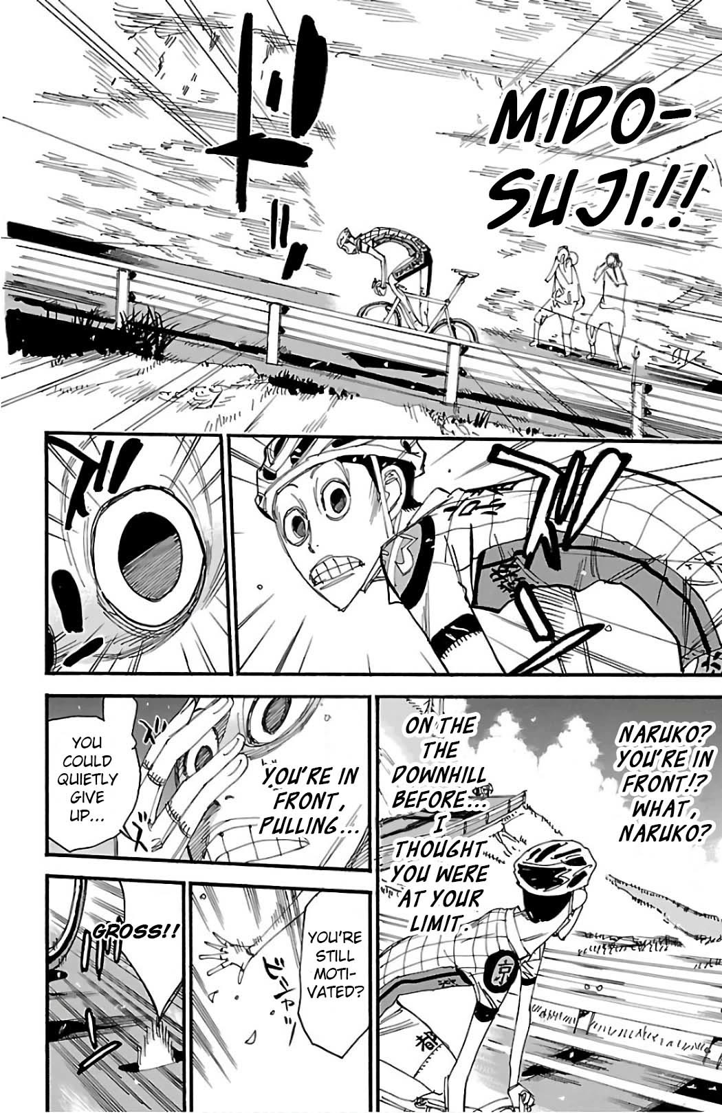 Yowamushi Pedal chapter 497 page 8