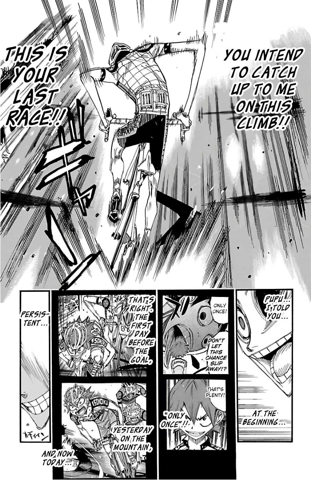 Yowamushi Pedal chapter 497 page 9