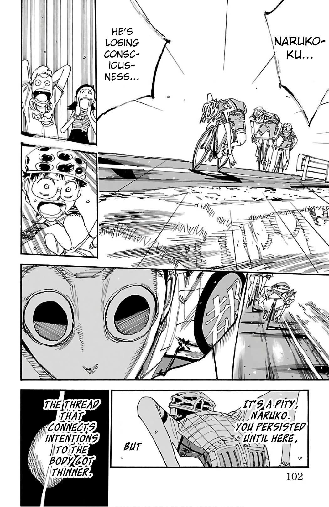 Yowamushi Pedal chapter 498 page 14