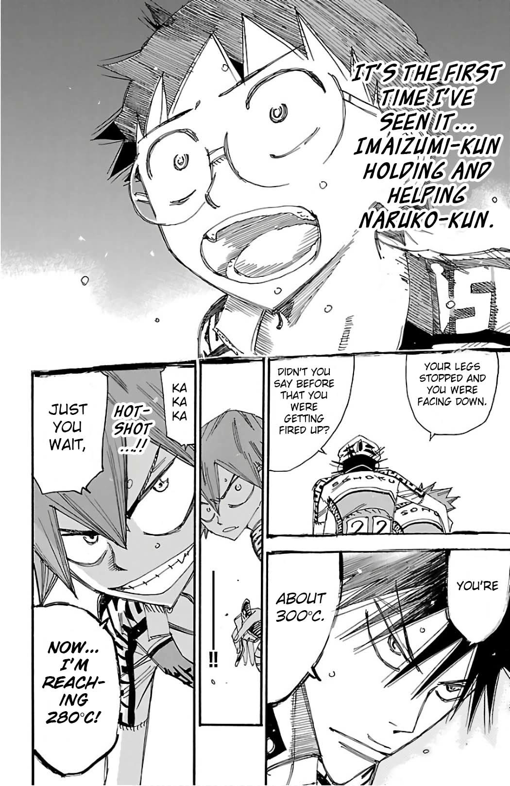 Yowamushi Pedal chapter 498 page 17