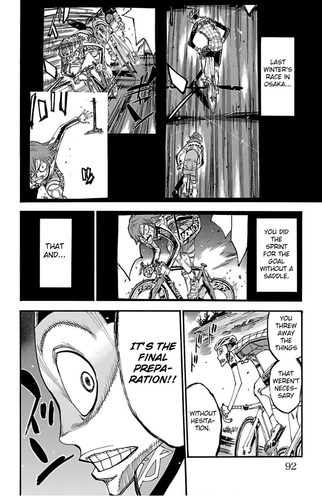 Yowamushi Pedal chapter 498 page 5