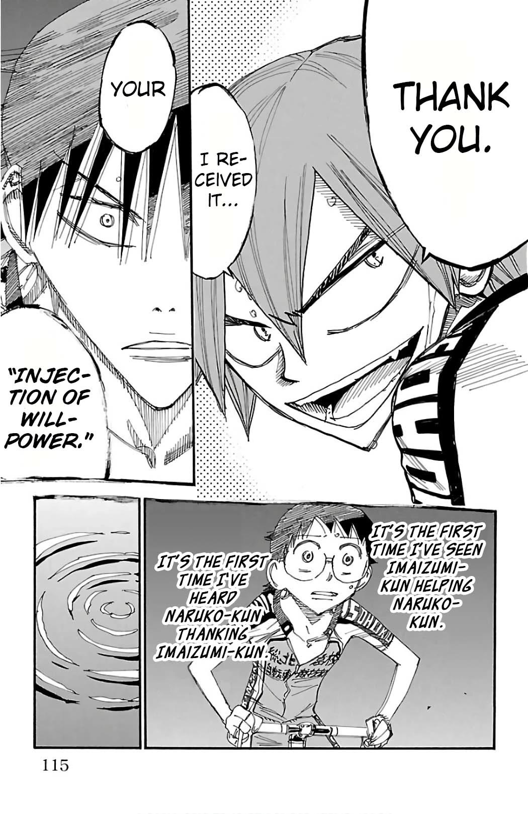 Yowamushi Pedal chapter 499 page 8