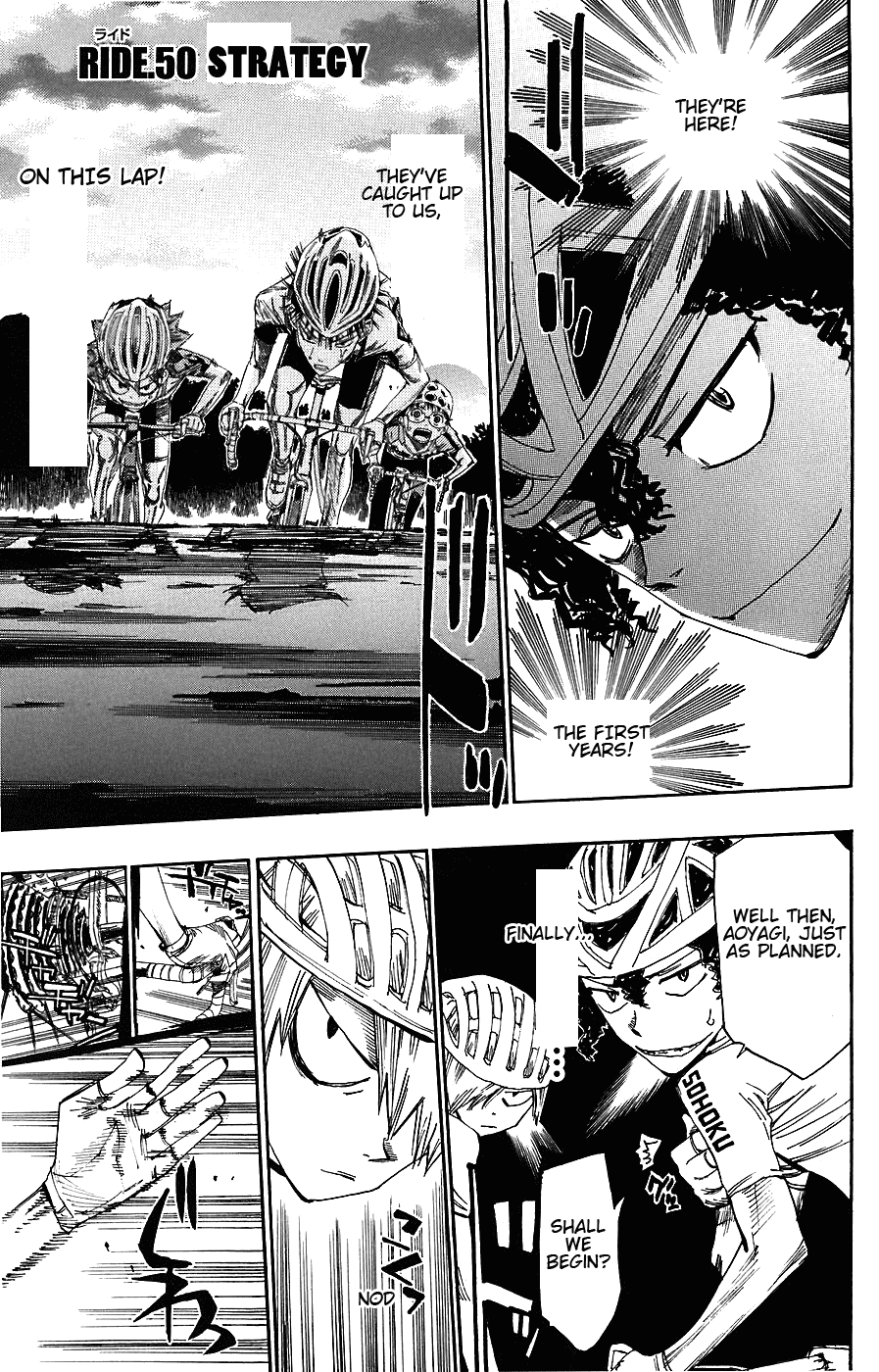 Yowamushi Pedal chapter 50 page 1