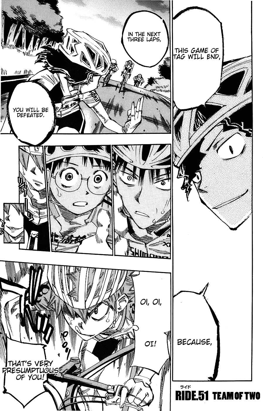 Yowamushi Pedal chapter 50 page 20