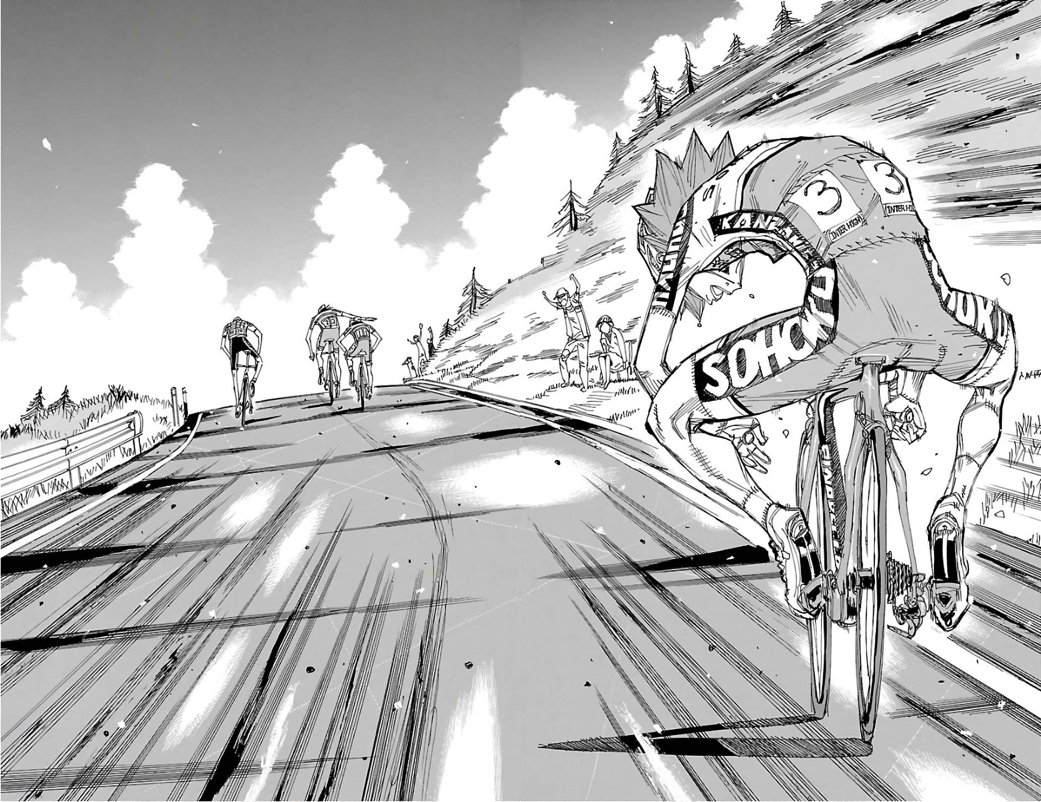 Yowamushi Pedal chapter 500 page 8