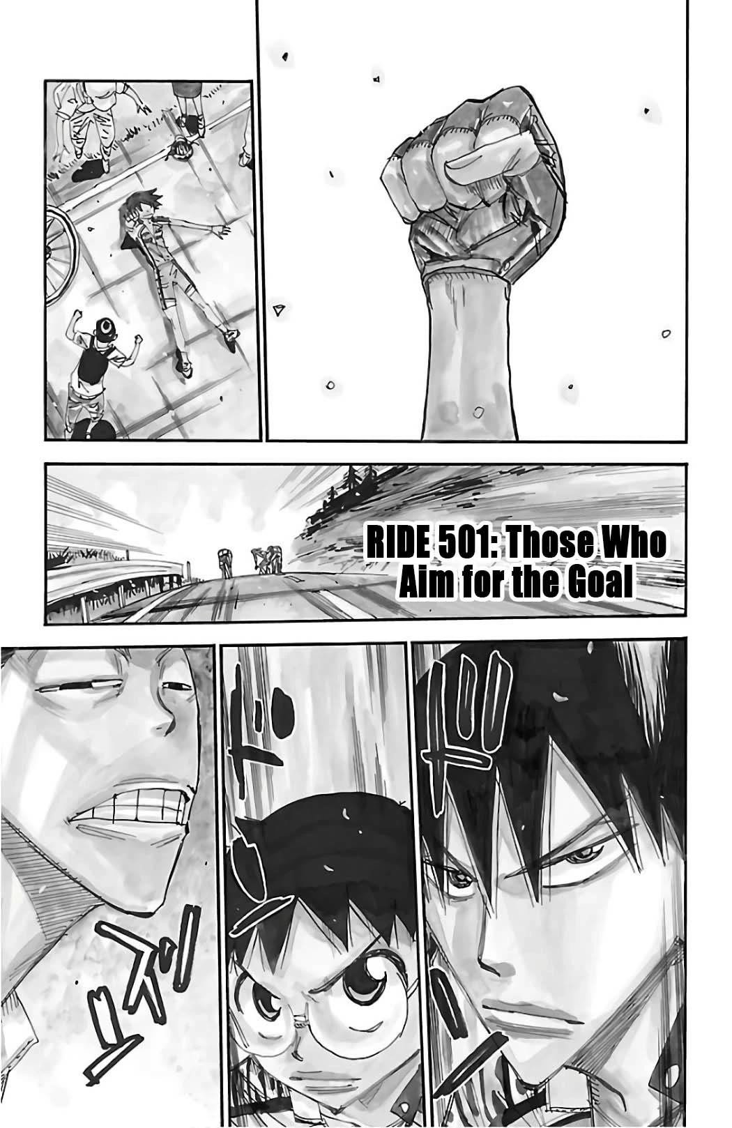 Yowamushi Pedal chapter 501 page 1