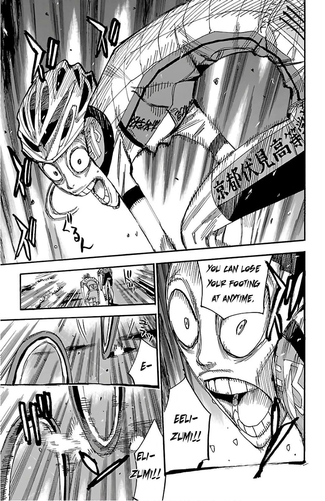 Yowamushi Pedal chapter 502 page 10