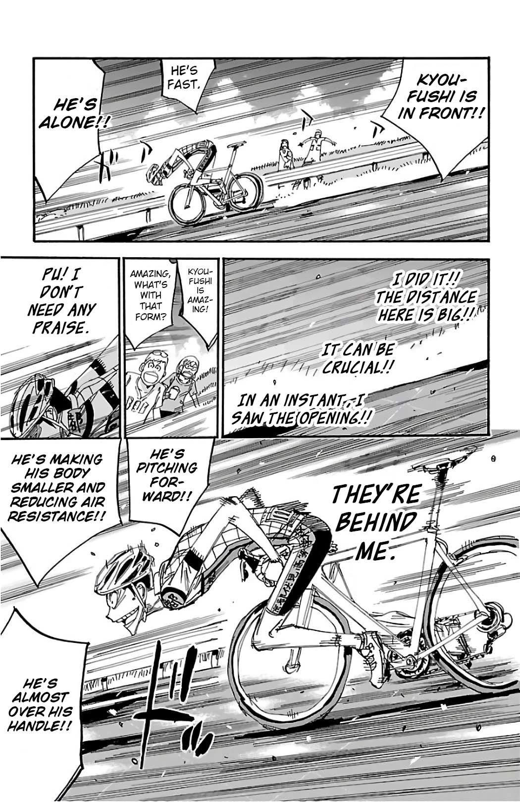 Yowamushi Pedal chapter 502 page 15