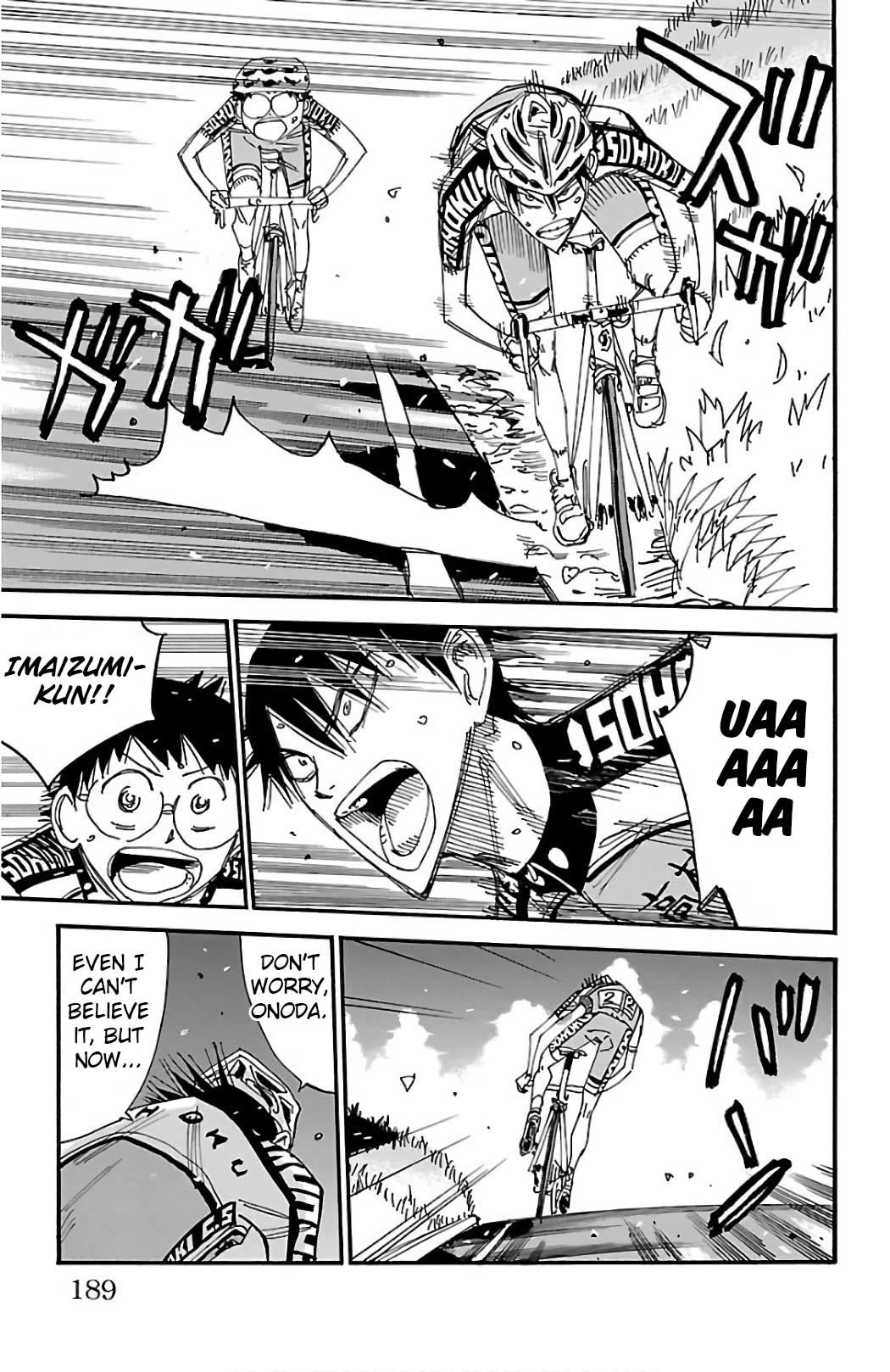 Yowamushi Pedal chapter 502 page 17