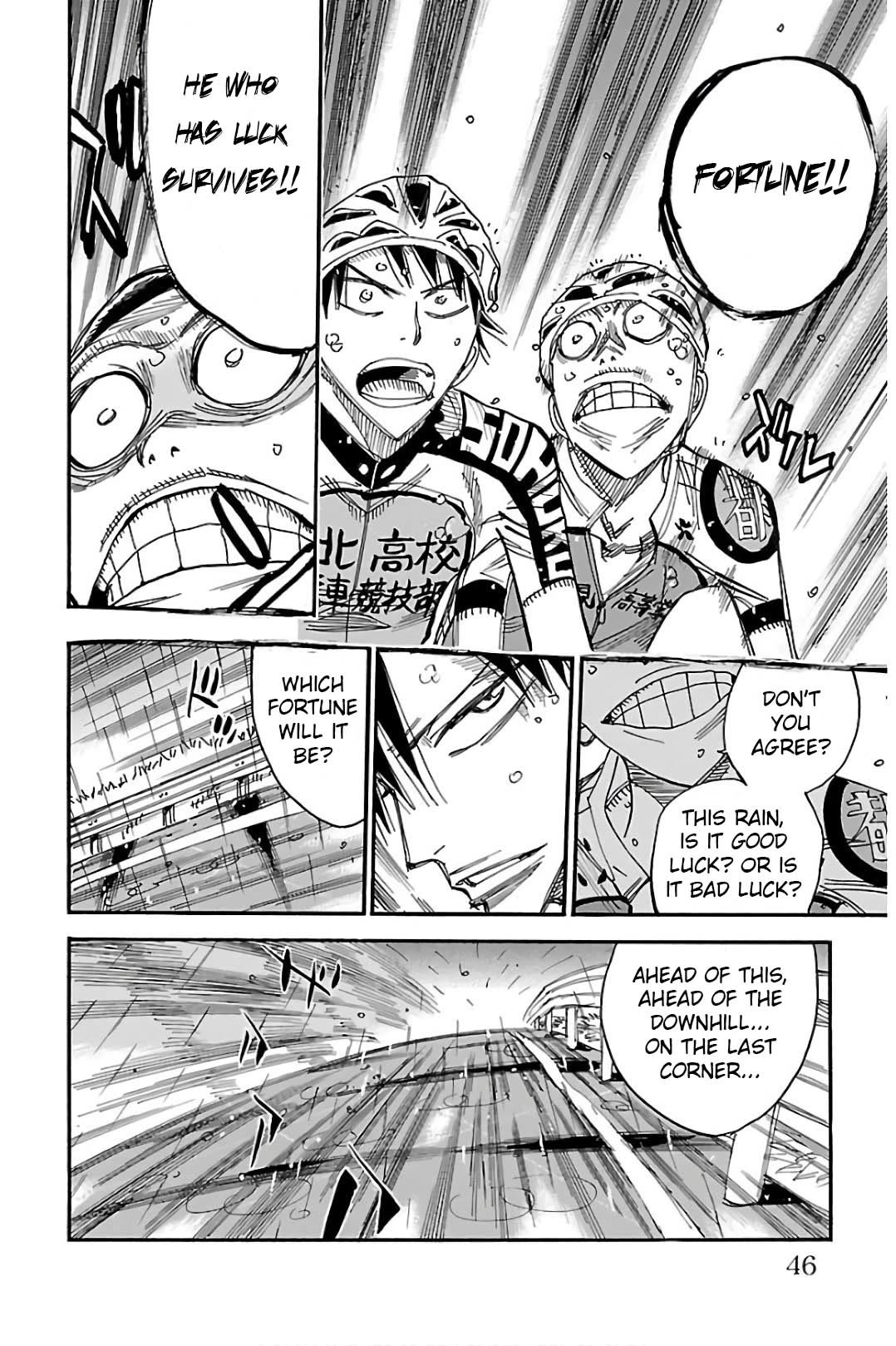 Yowamushi Pedal chapter 504 page 17