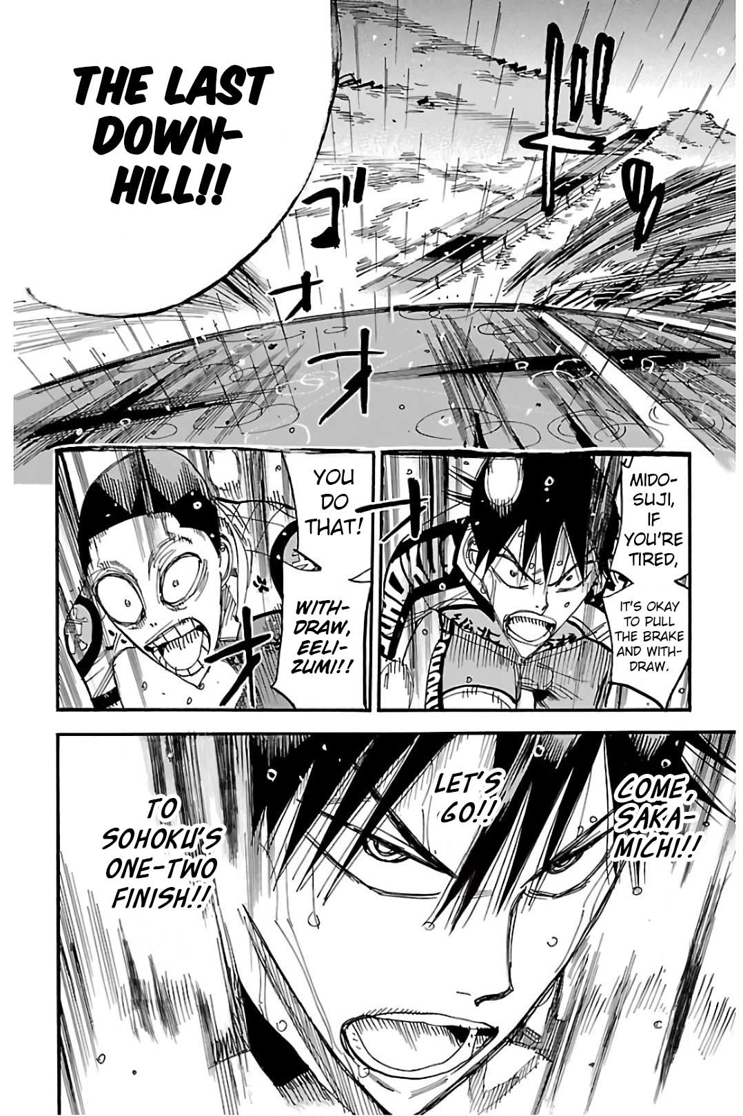 Yowamushi Pedal chapter 506 page 19