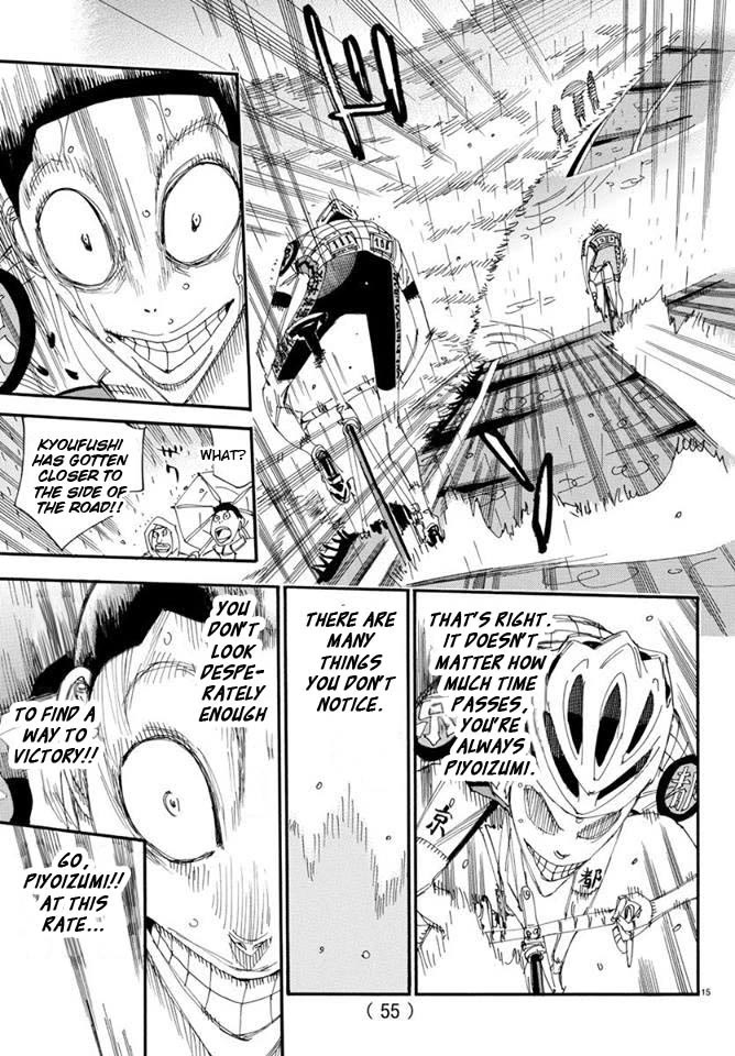 Yowamushi Pedal chapter 507 page 14