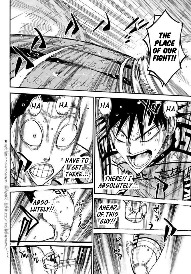 Yowamushi Pedal chapter 507 page 2