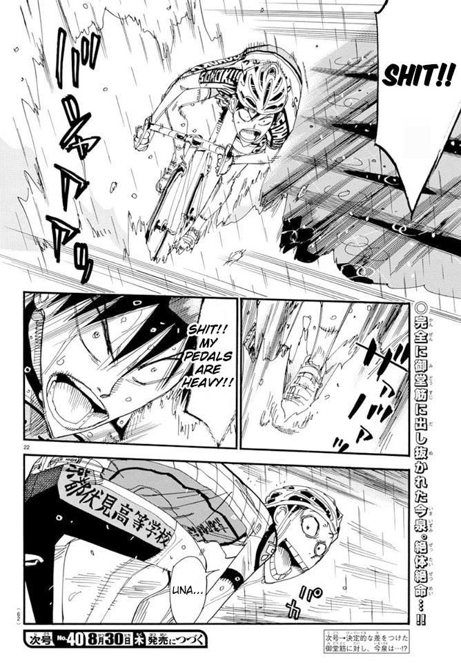 Yowamushi Pedal chapter 507 page 20