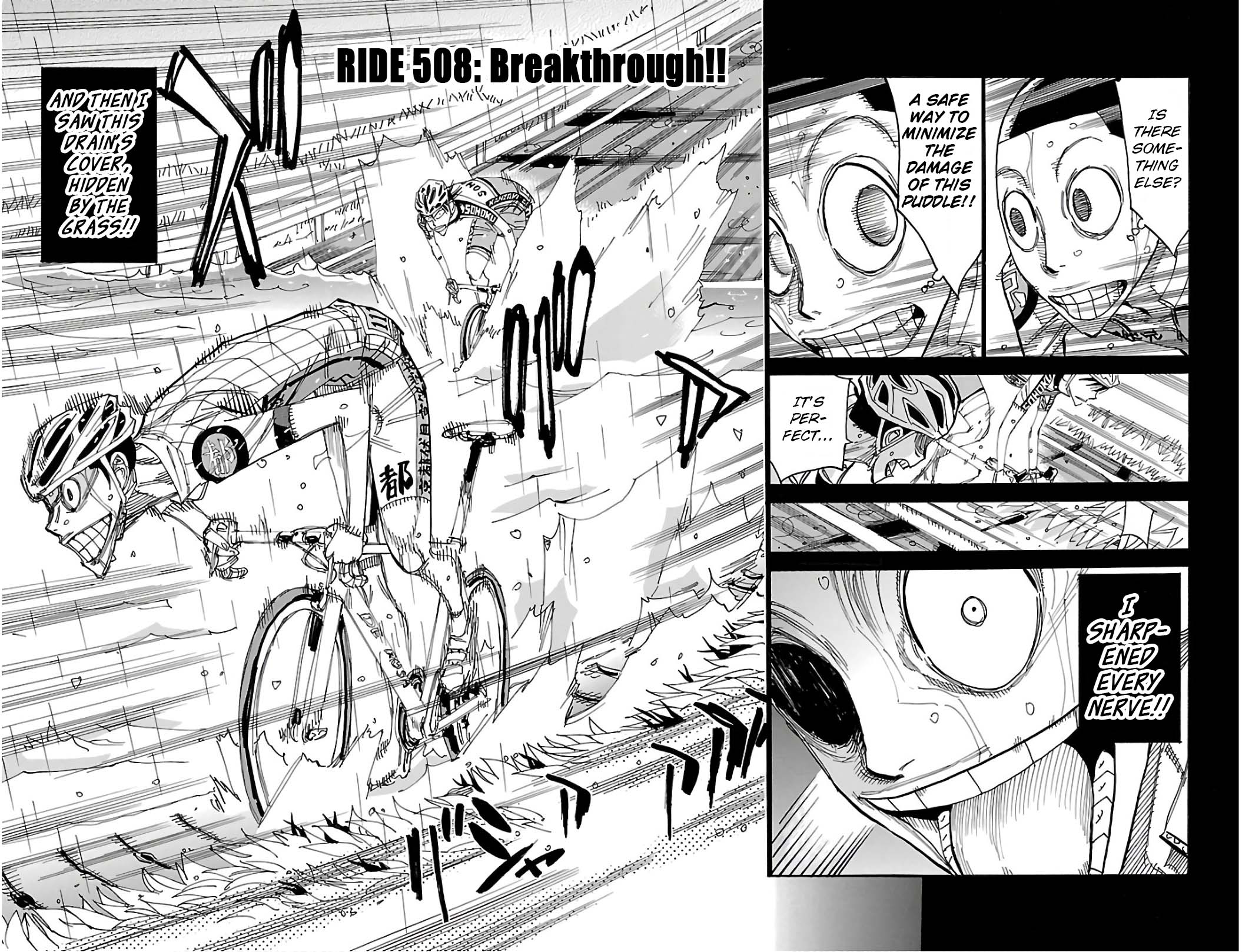 Yowamushi Pedal chapter 508 page 2