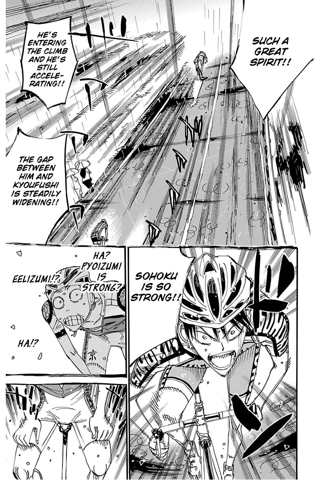 Yowamushi Pedal chapter 509 page 4