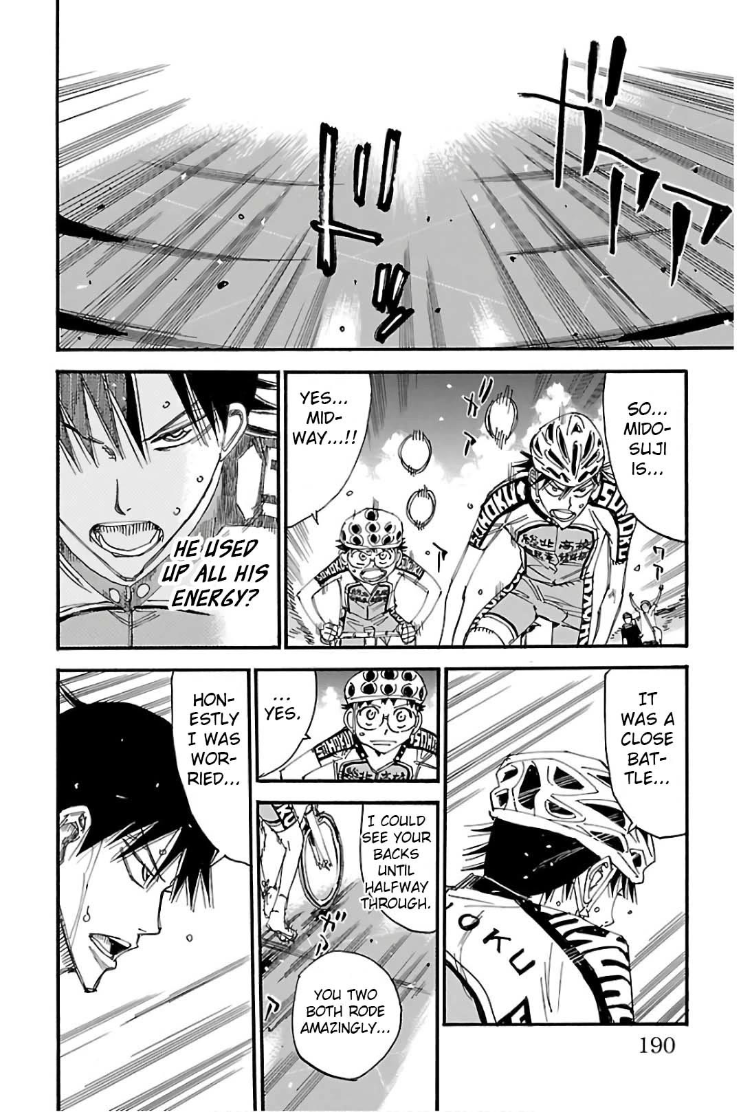 Yowamushi Pedal chapter 511 page 12