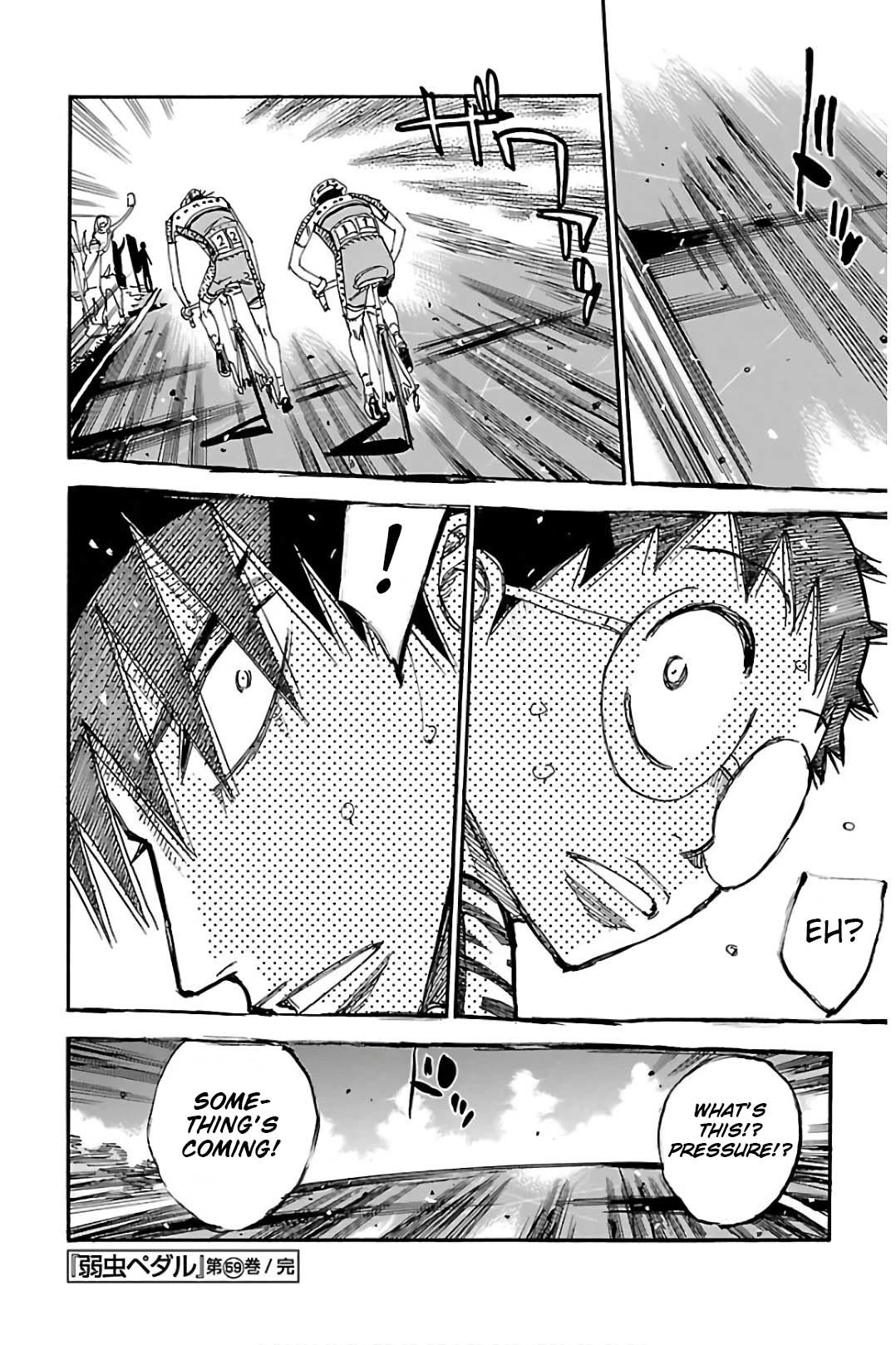 Yowamushi Pedal chapter 511 page 17