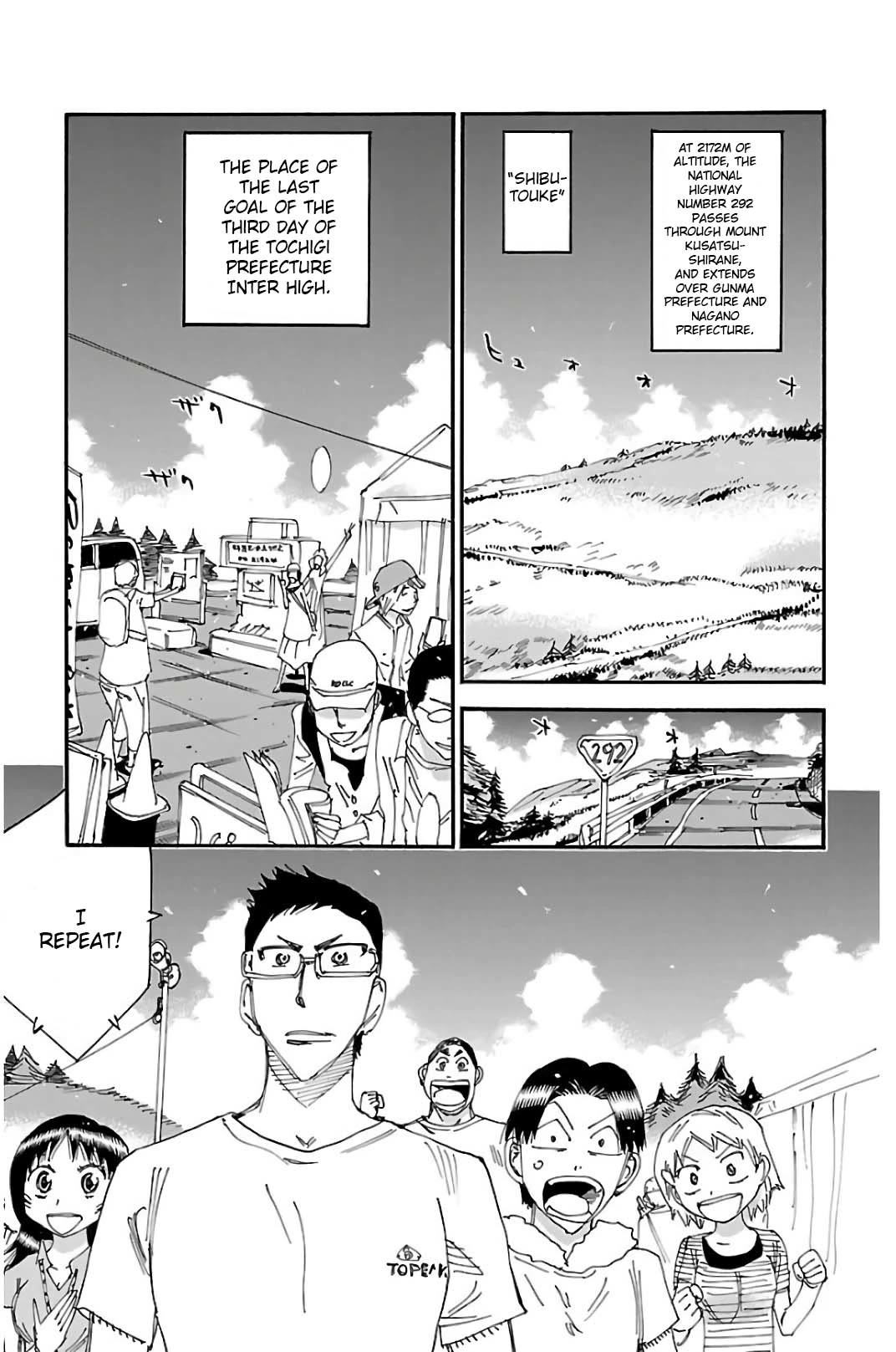 Yowamushi Pedal chapter 512 page 3