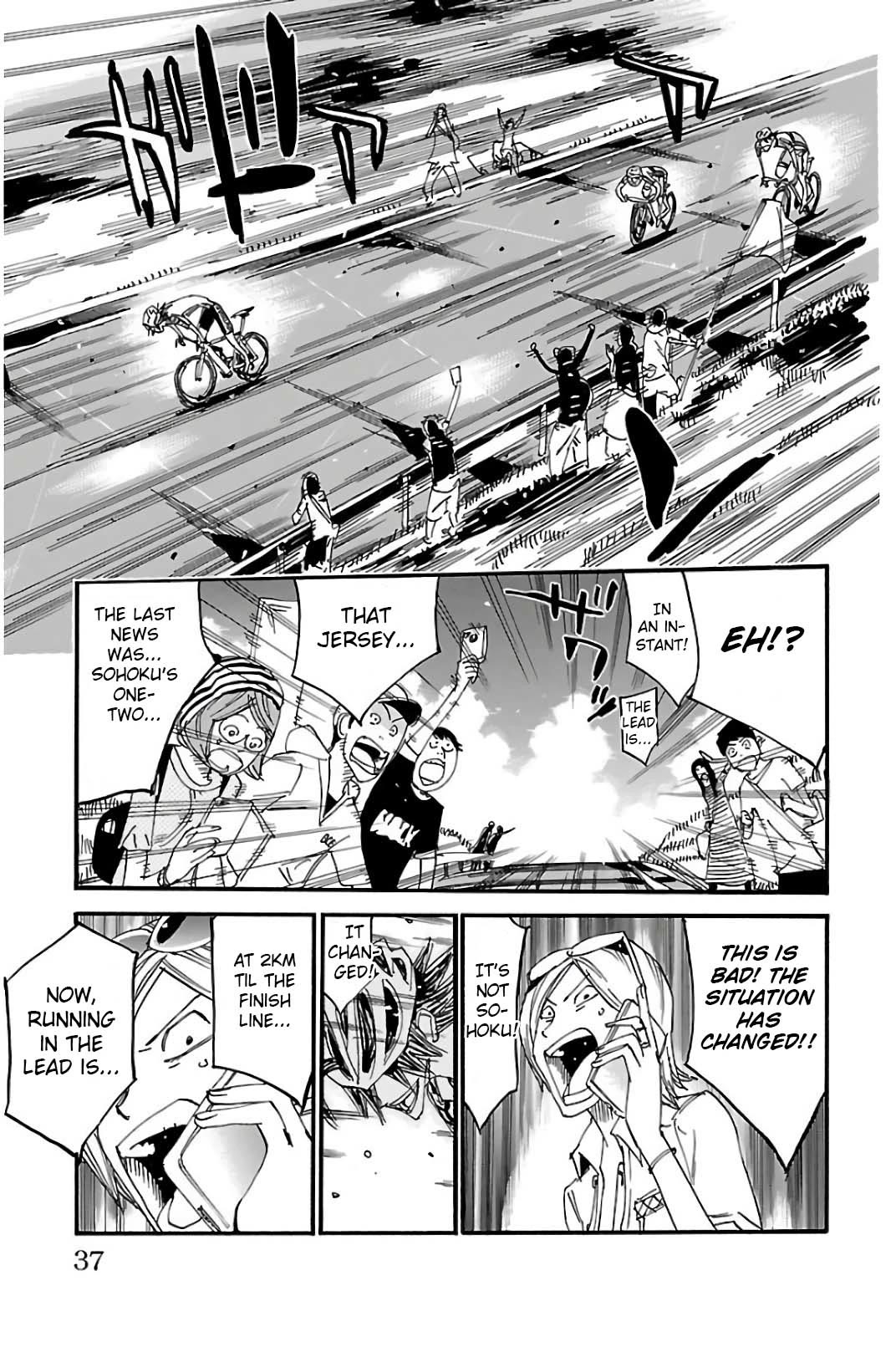 Yowamushi Pedal chapter 513 page 9