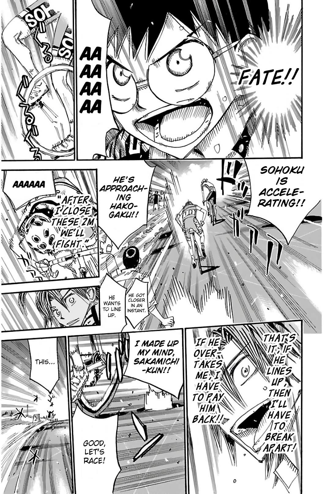 Yowamushi Pedal chapter 515 page 16