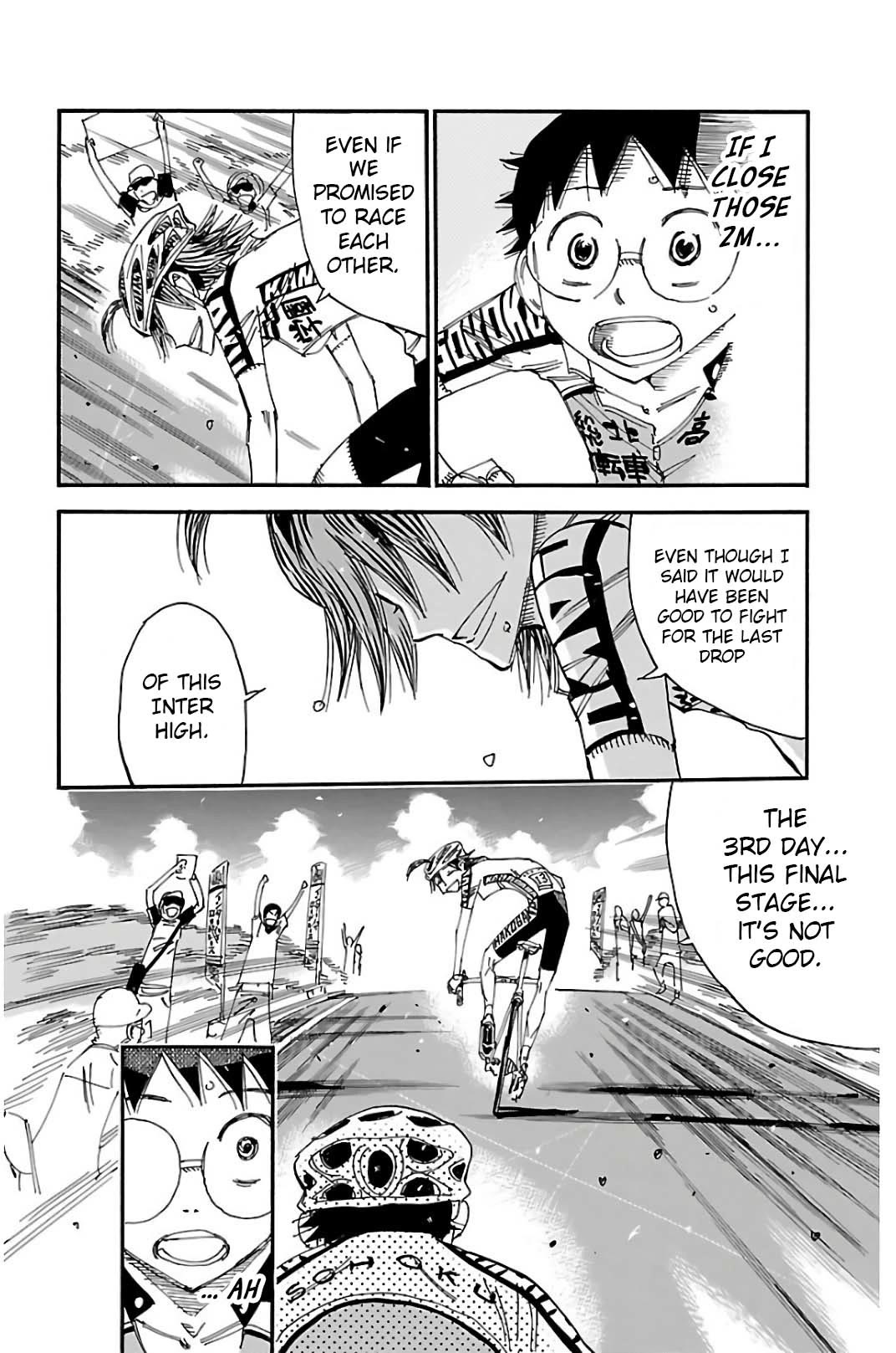 Yowamushi Pedal chapter 515 page 7