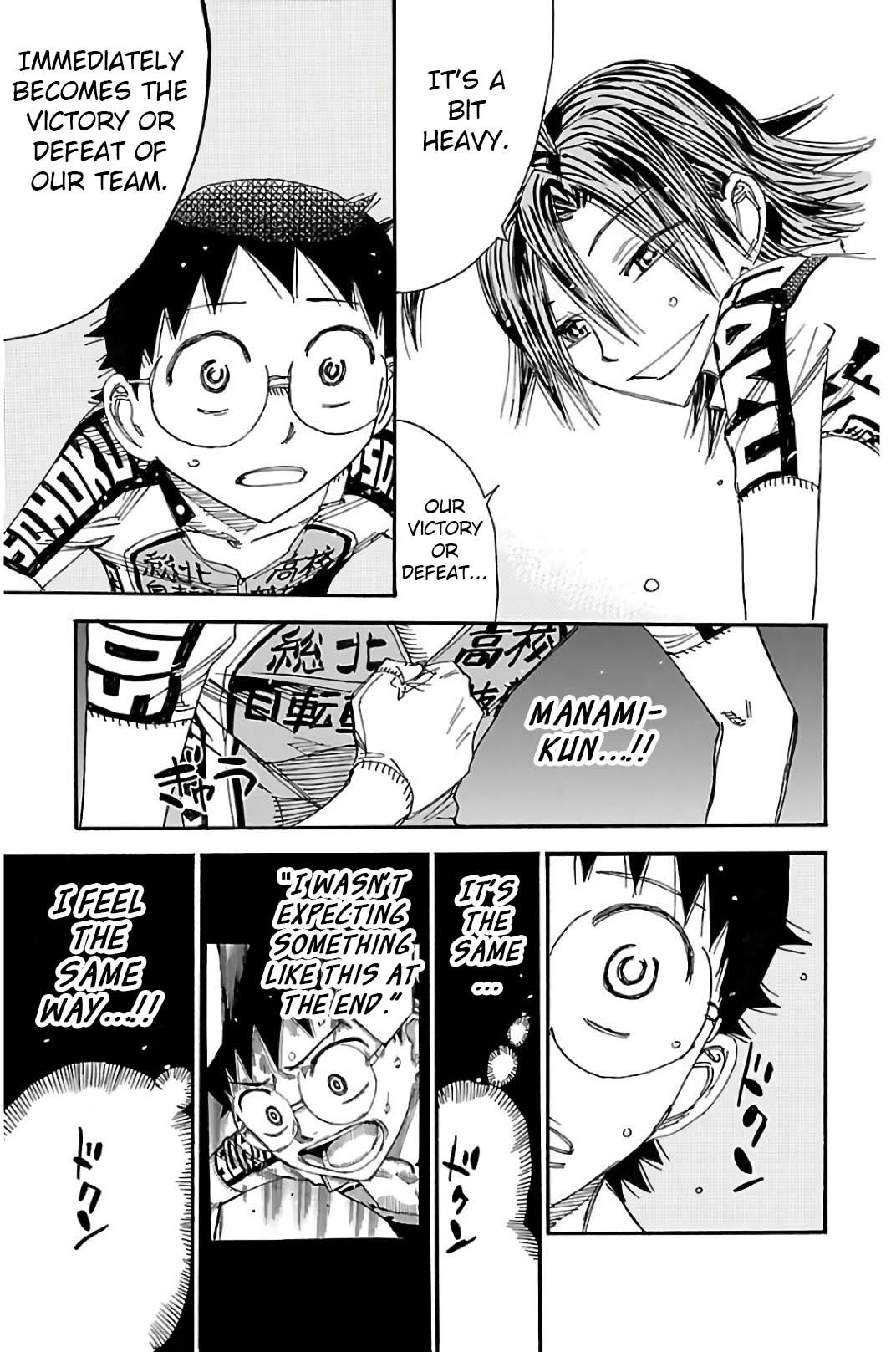 Yowamushi Pedal chapter 515 page 8