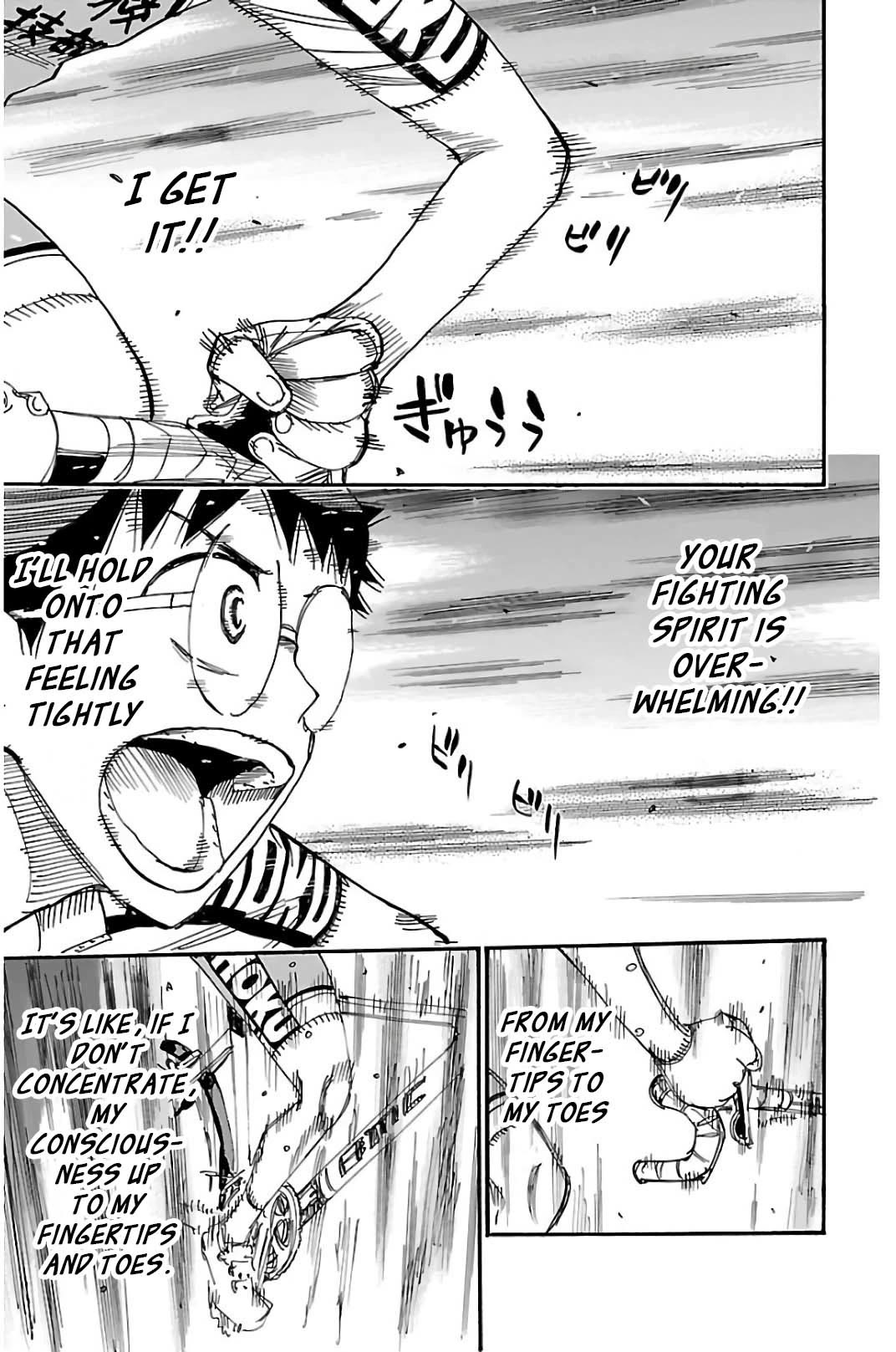 Yowamushi Pedal chapter 516 page 13