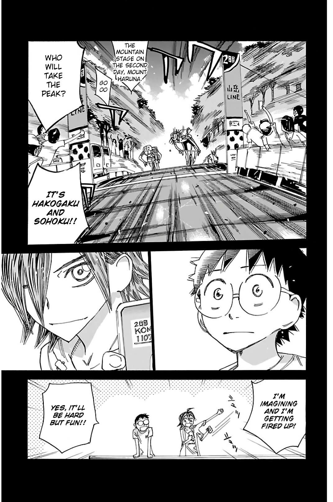 Yowamushi Pedal chapter 517 page 10