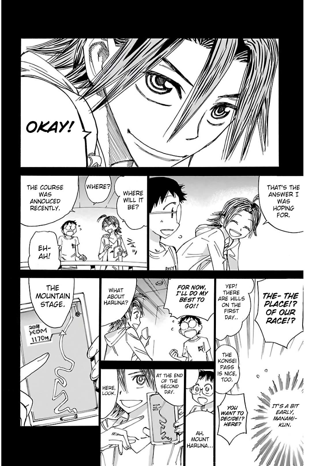 Yowamushi Pedal chapter 517 page 9