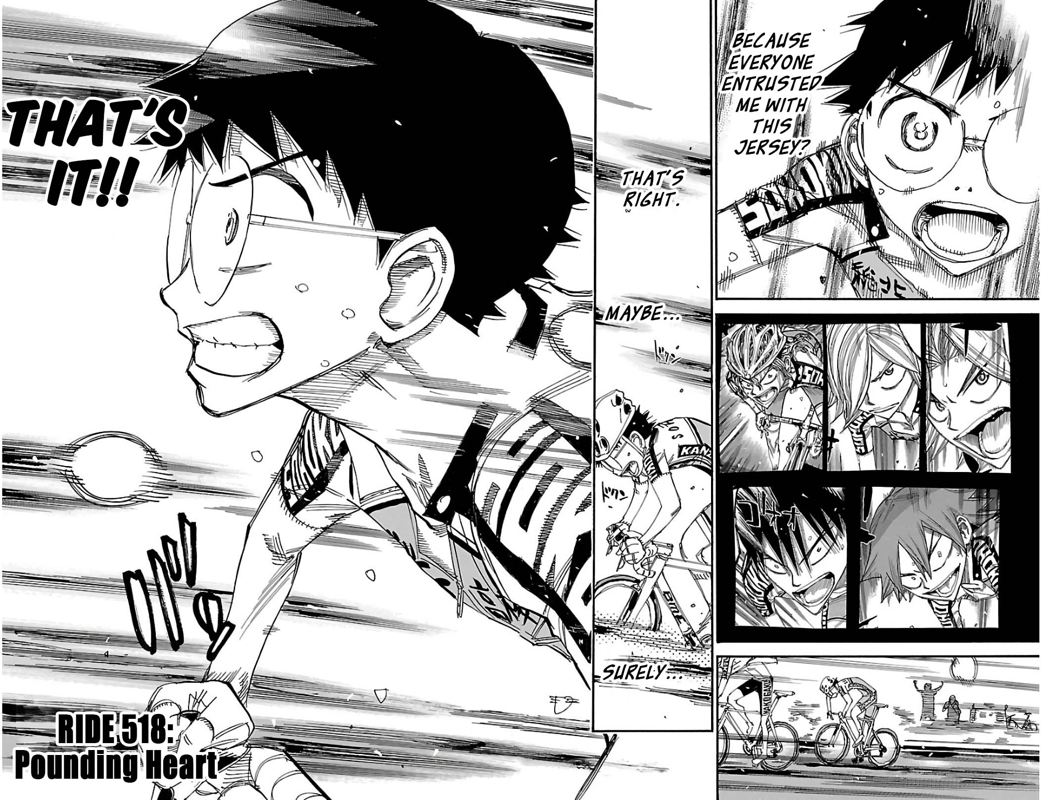 Yowamushi Pedal chapter 518 page 4