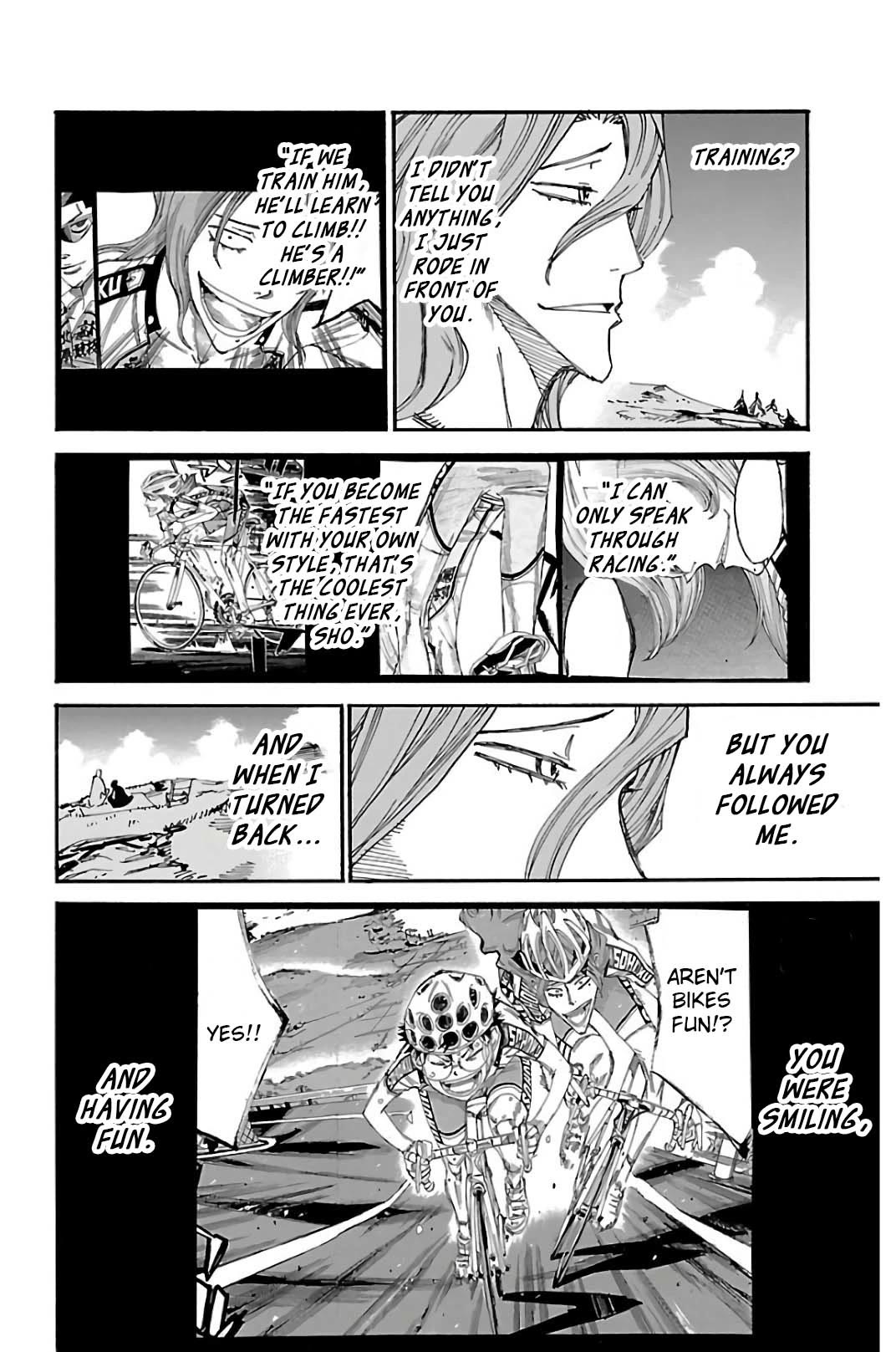 Yowamushi Pedal chapter 519 page 11